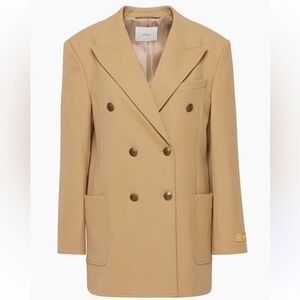 Wilfred Camel Allegro Double-Breasted Blazer